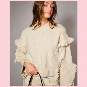💖blue b Fringe Sweater💖